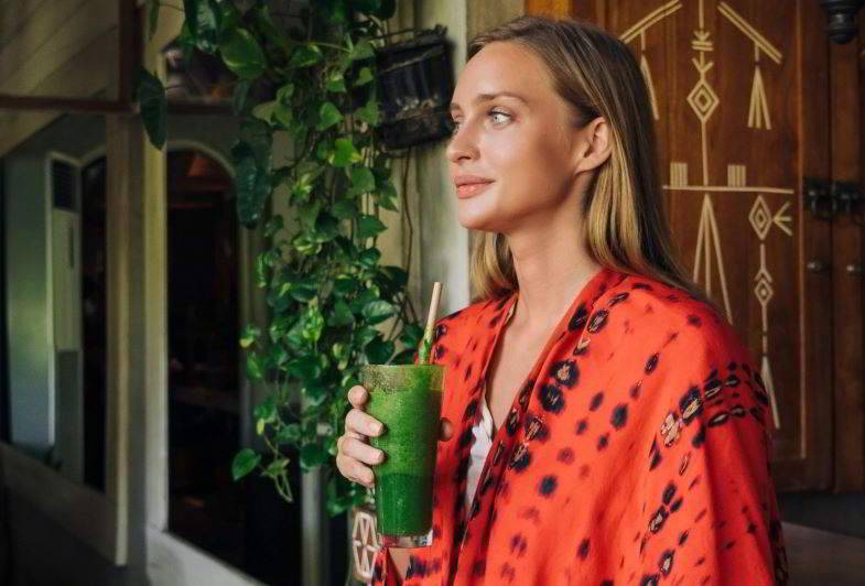 Batido preparado con proteína de cáñamo
