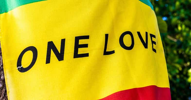 bandera con un amor escrito | Just bob shop