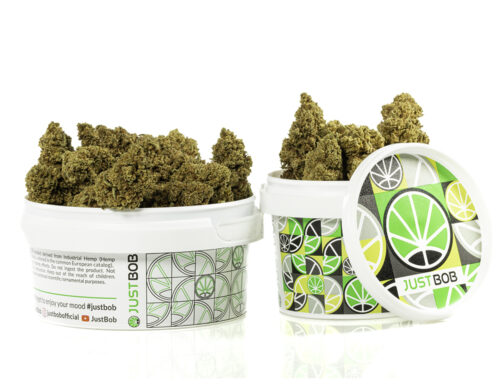 Tarro con cogollos CBD – Double Cookies